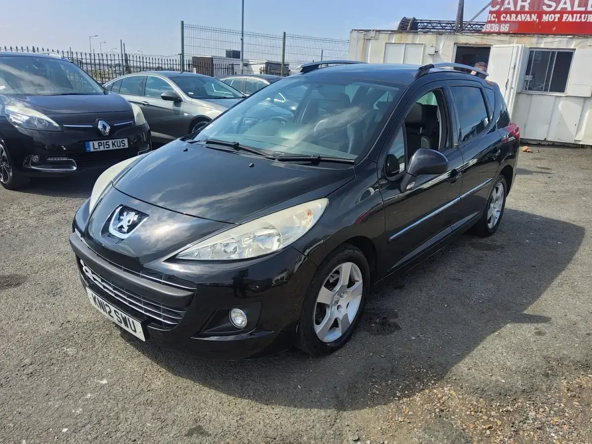 Used Peugeot 207 Allure 120 HP (88 kW) 2012 Black Estate