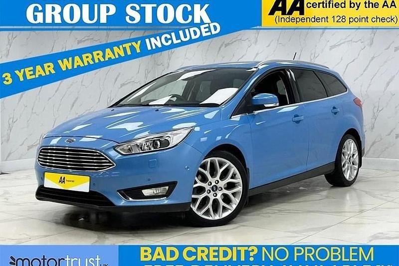 Blue Used 2017 Ford Focus Titanium X Estate | £13,595 (Fair price) - Image 1/1