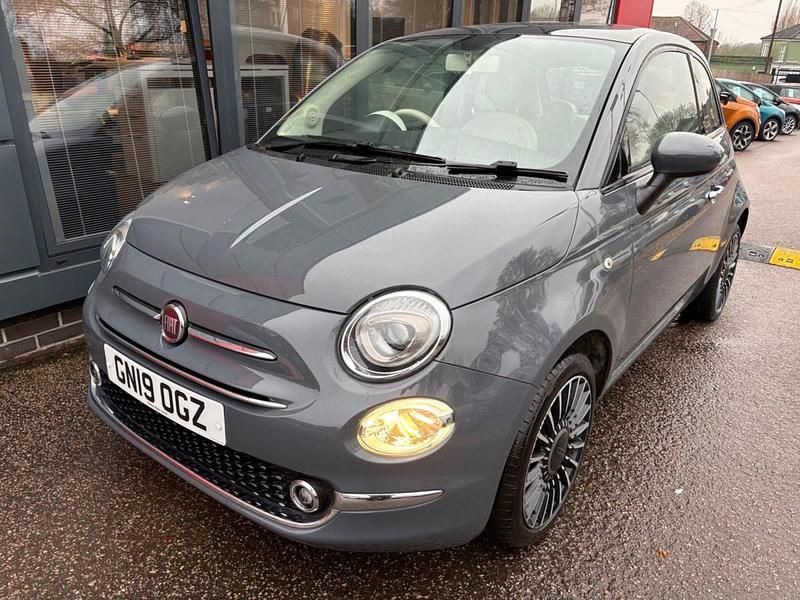 Used Fiat 500 Lounge 69 HP (50 kW) 2019 Grey Hatchback
