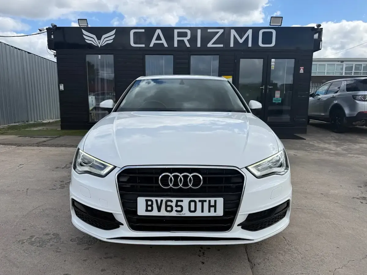 Used Audi A3 S-Line 2015 White Hatchback