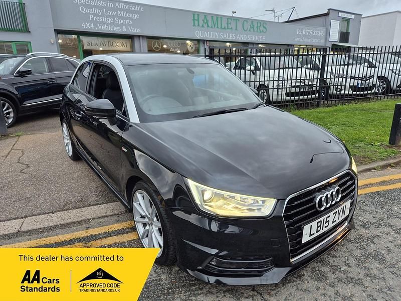 Black Used 2015 Audi A1 S-Line Hatchback | £9,500 (A bit pricey) - Image 1/3