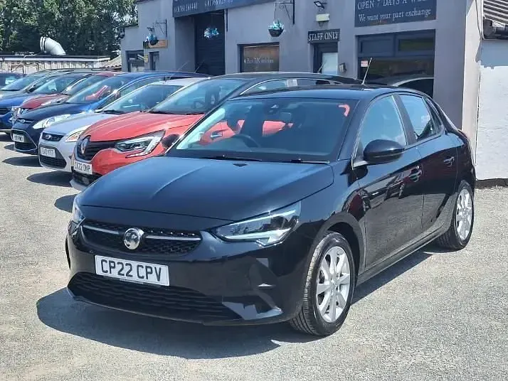 Used Vauxhall Corsa Edition 75 HP (55 kW) 2022 Black Hatchback