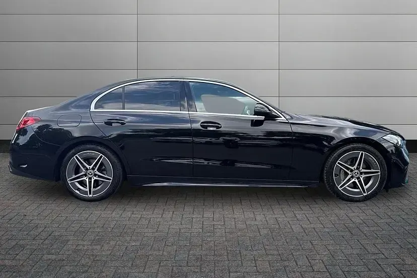 Used Mercedes C200 AMG line 221 HP (162 kW) 2025 Black Sedan