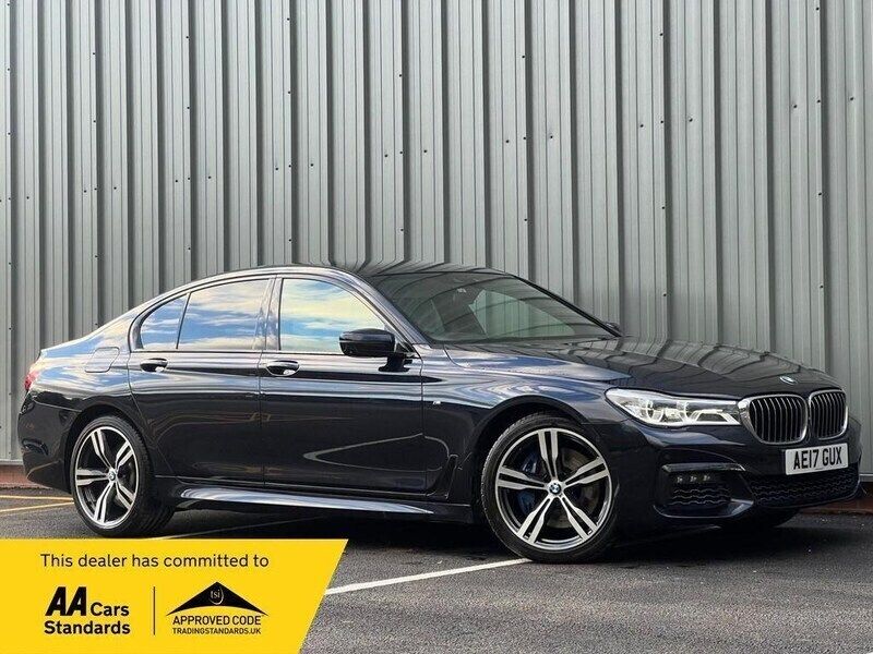 Black Used 2017 BMW 750 M Sport Sedan | £25,991 - Image 1/3