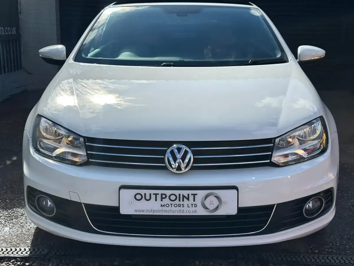 Begagnad VW Eos Sportline 140 HK (102 kW) 2011 Vit Cab