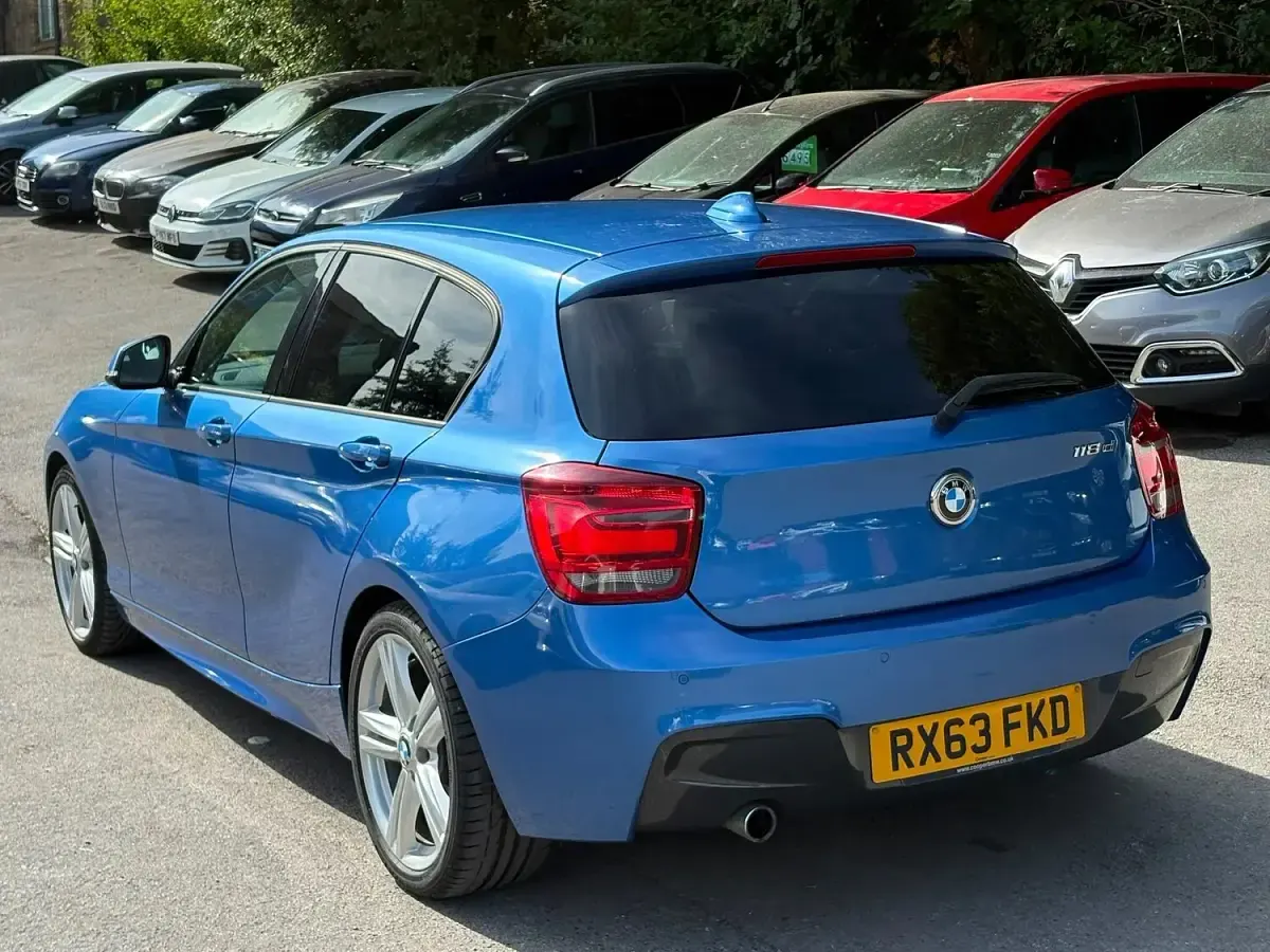 Used BMW 118 M Sport 140 HP (102 kW) 2013 Blue Hatchback