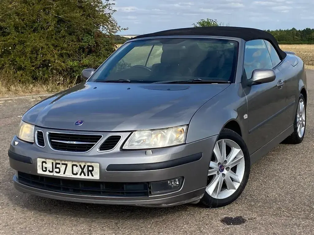 Used Saab 9-3 Anniversary 150 HP (110 kW) 2007 Grey Cabriolet
