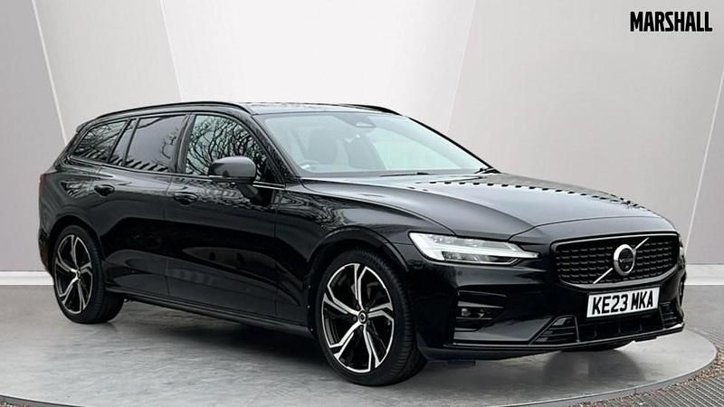 Black Used 2023 Volvo V60 Plus Estate | £28,450 (Fair price) - Image 1/4