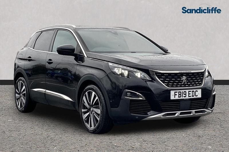 Black Used 2019 Peugeot 3008 Premium Estate | £14,734 (Fair price) - Image 1/4