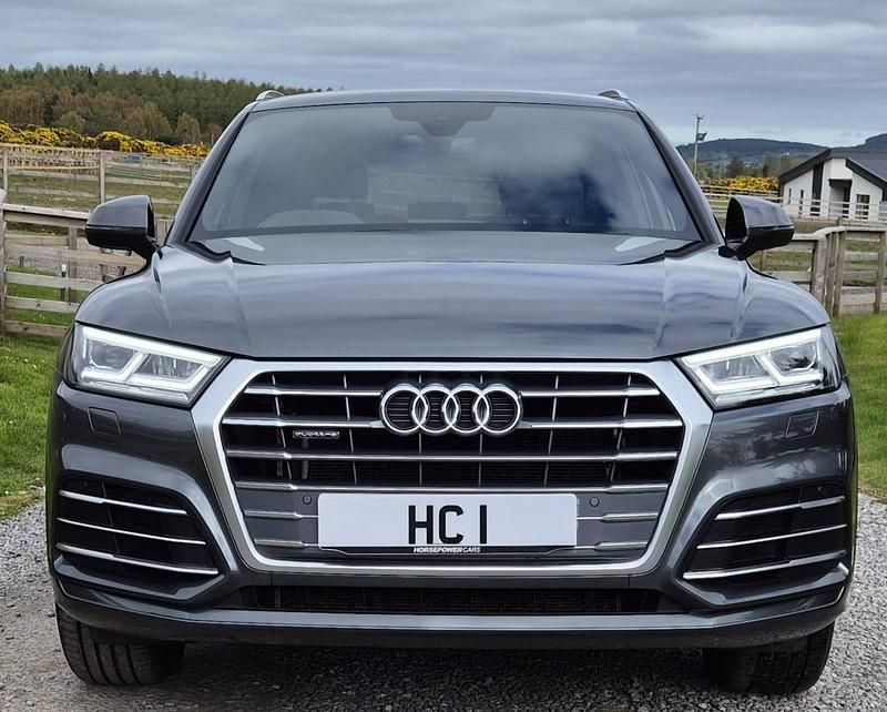 Begagnad Audi Q5 S-Line 190 HK (139 kW) 2018 Grå SUV