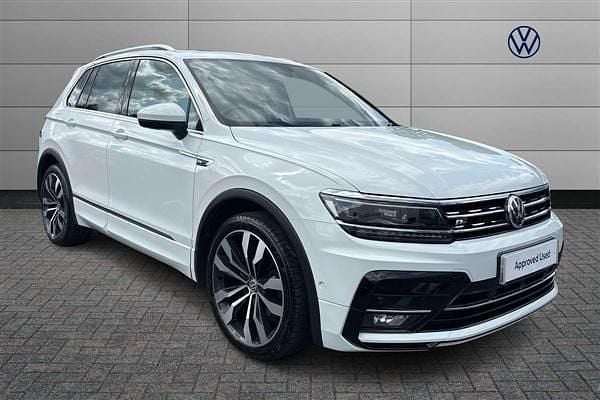 White Used 2020 VW Tiguan SEL SUV | £21,250 (Fair price) - Image 1/4