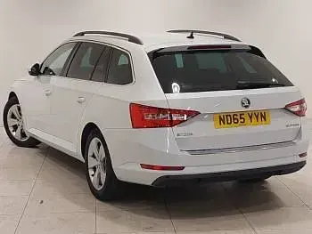 Used Skoda Superb Business Line 120 HP (88 kW) 2016 White Estate