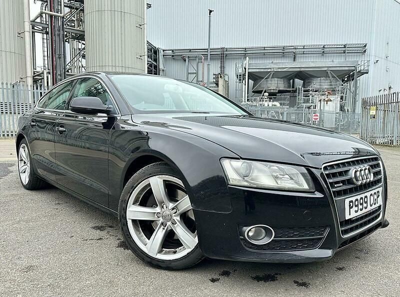 Black Used 2010 Audi A5 Sportback Hatchback | £4,995 (Fair price) - Image 1/4