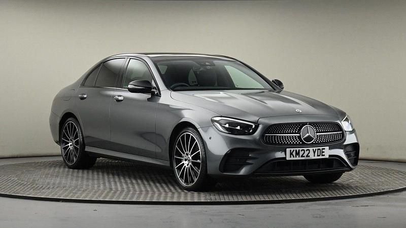 Selenite grey Used 2022 Mercedes E400 AMG line Sedan | £38,500 (Fair price) - Image 1/4