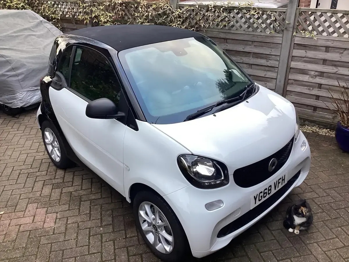 Used Smart ForTwo Coupé Passion 71 HP (52 kW) 2018 Black Coupe