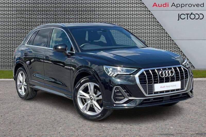 Black Used 2021 Audi Q3 S-Line SUV | £27,178 (Fair price) - Image 1/4