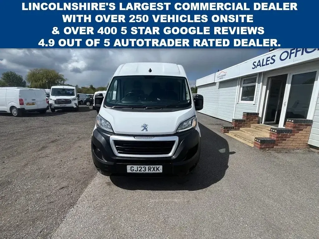 Used Peugeot Boxer Premium 140 HP (102 kW) 2023 White Van