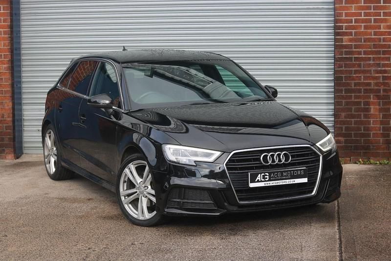 Used Audi A3 S-Line 2019 Black Hatchback