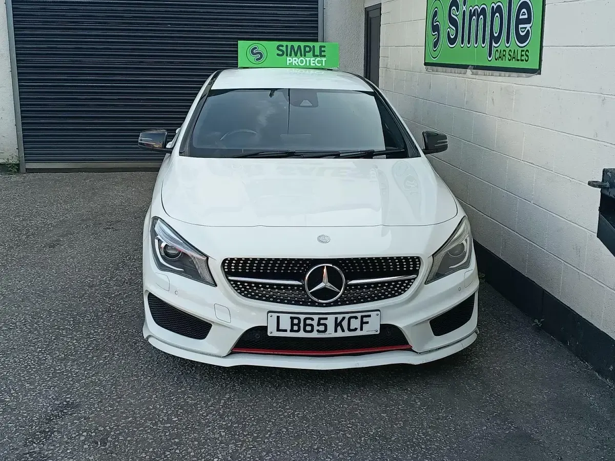 Used Mercedes CLA220 AMG 177 HP (130 kW) 2016 White Coupe