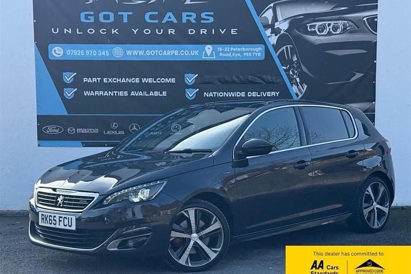 Used Peugeot 308 GT-line 150 HP (110 kW) 2015 Grey Hatchback
