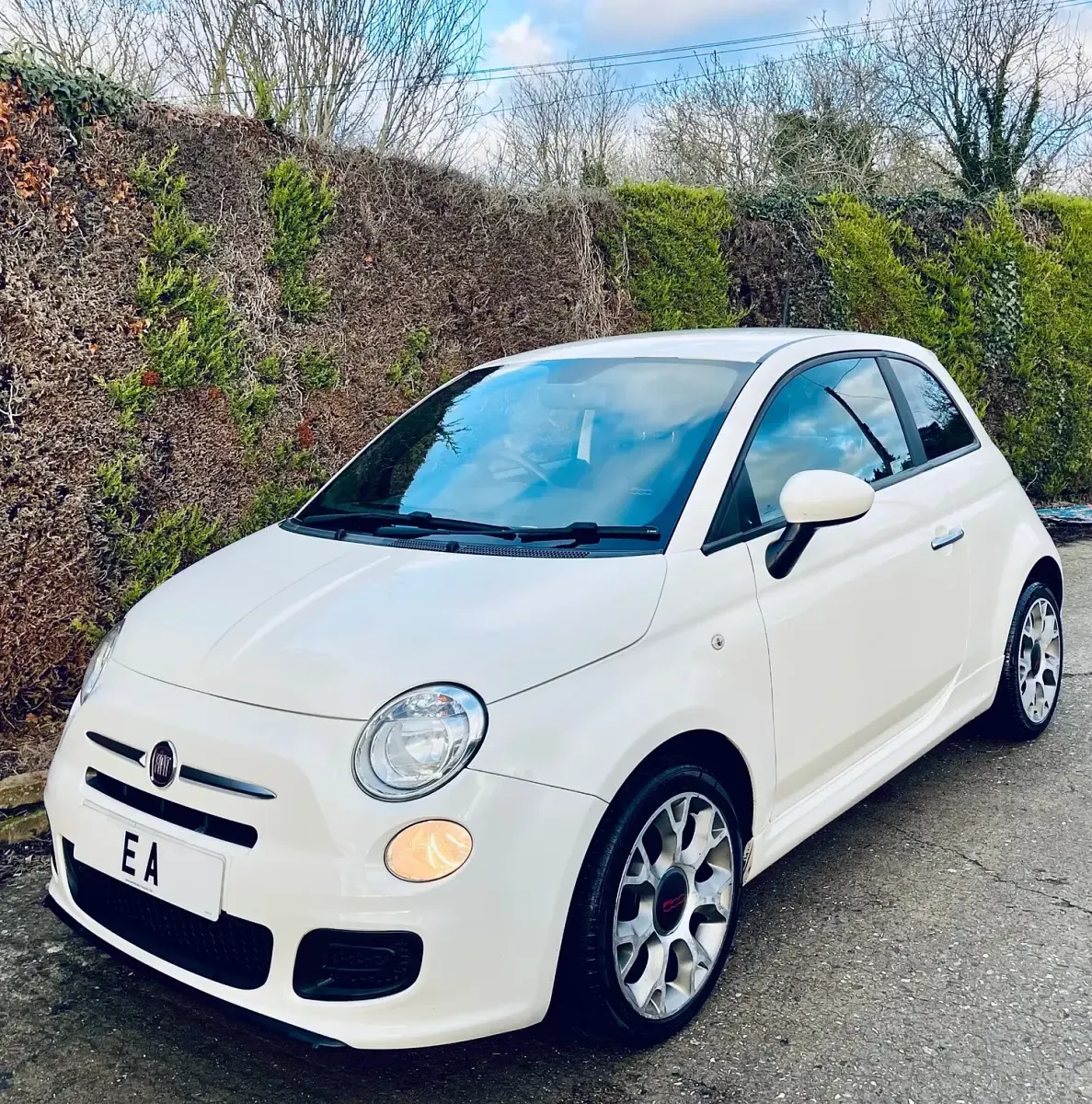 Used Fiat 500 S 69 HP (50 kW) 2014 White Hatchback