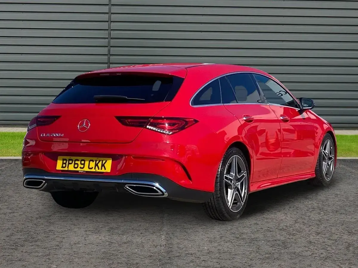 Used Mercedes CLA200 Shooting Brake AMG Line Premium 2019 Red Estate