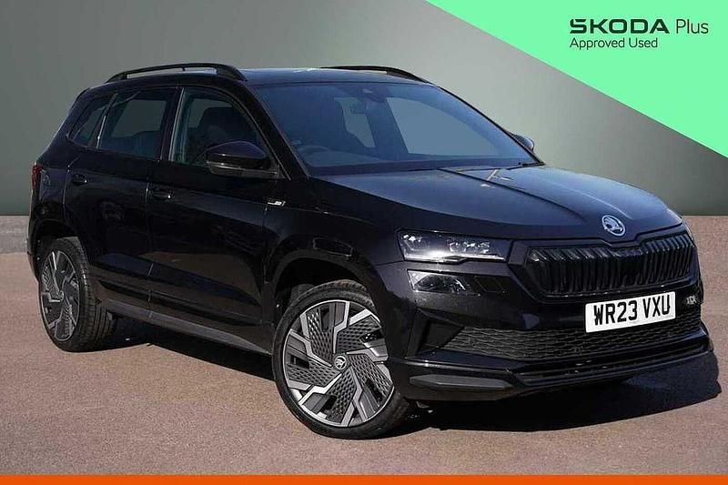 Used Skoda Karoq SportLine 150 HP (110 kW) 2023 Black magic pearl effect SUV