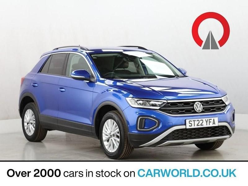 Blue Used 2022 VW T-Roc Life SUV | £15,802 (Fair price) - Image 1/3