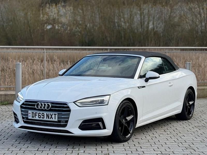 Used Audi A5 Cabriolet Sport 190 HP (139 kW) 2019 White Cabriolet