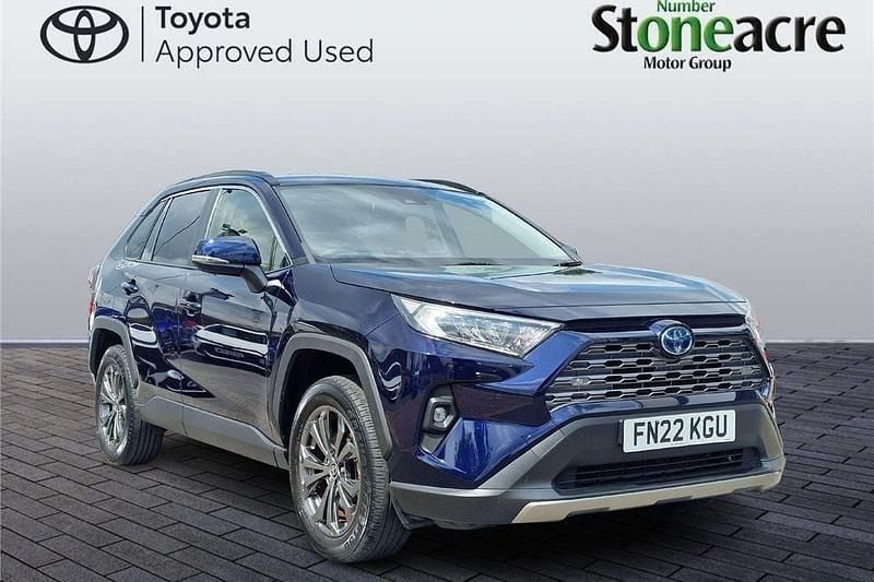 Blue Used 2022 Toyota RAV4 Hybrid Design SUV | £27,000 (Good price) - Image 1/4