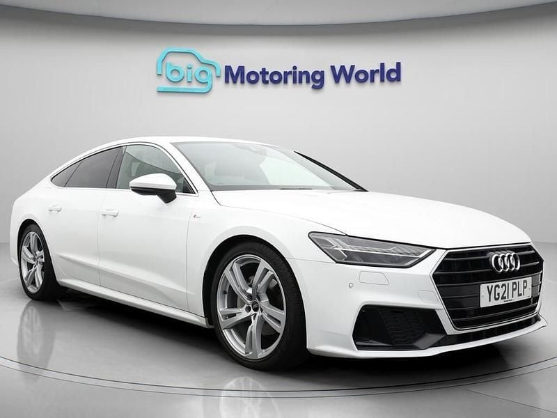 White Used 2021 Audi A7 Sportback S-Line Hatchback | £27,000 (Fair price) - Image 1/4