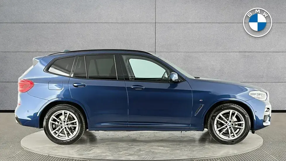 Used BMW X3 M Sport 190 HP (139 kW) 2019 Blue SUV
