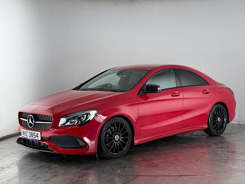Used Mercedes CLA220 AMG line 170 HP (125 kW) 2018 Red Sedan