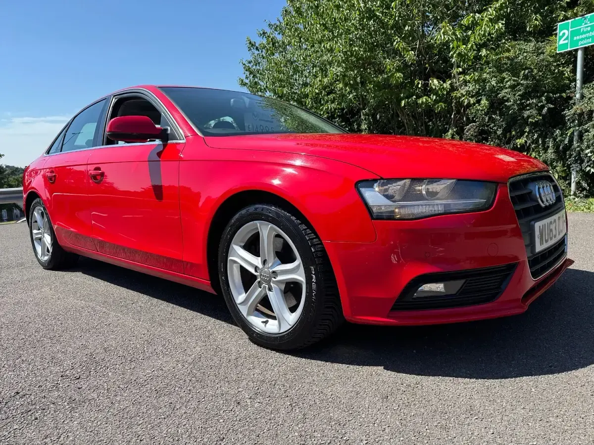 Used Audi A4 2013 Red Sedan