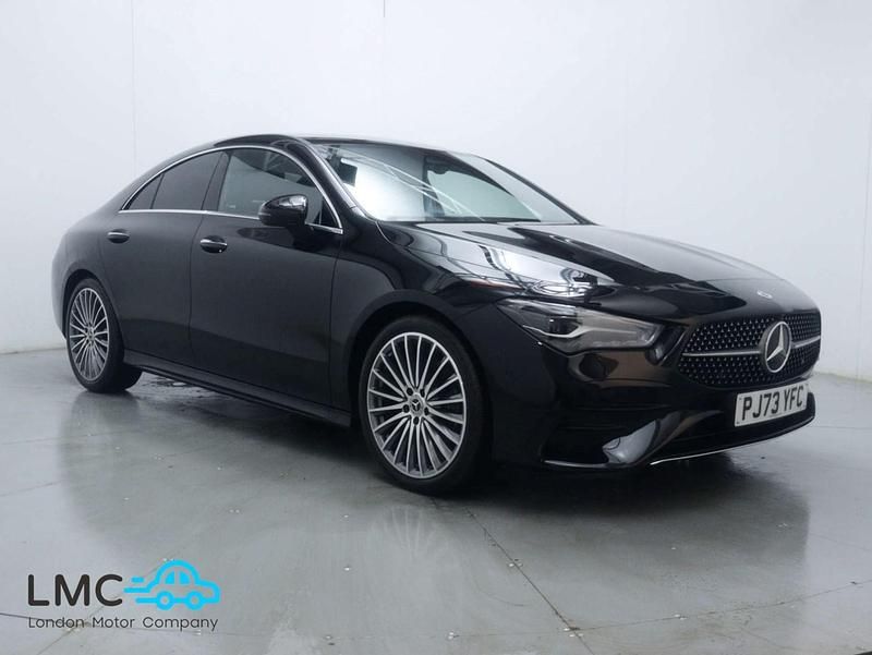 Used Mercedes CLA200 AMG Line Premium 163 HP (119 kW) 2023 Black Coupe