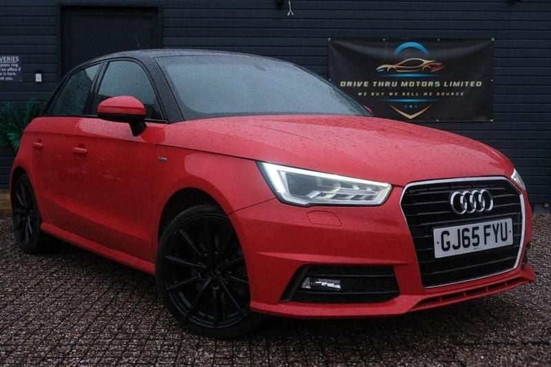 Used Audi A1 Sportback S-Line 125 HP (91 kW) 2015 Red Hatchback