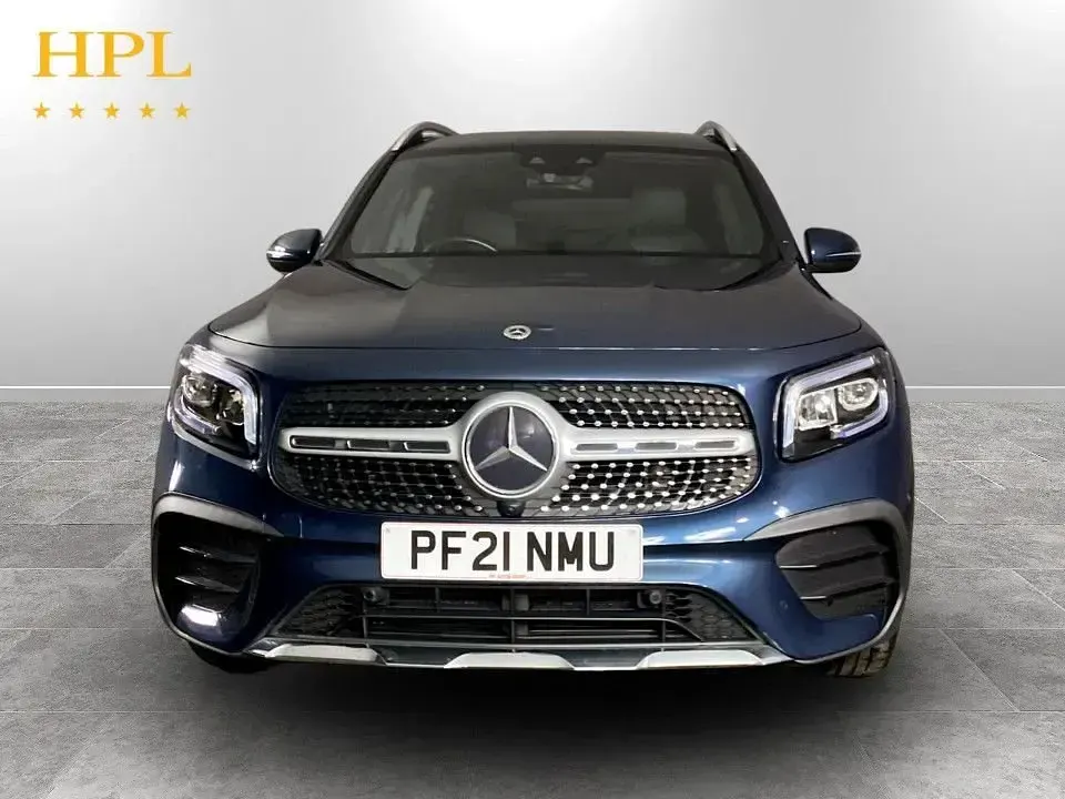 Used Mercedes GLB200 AMG line 163 HP (119 kW) 2021 Blue SUV