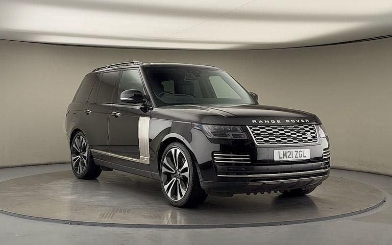 Santorini black Used 2021 Land Rover Range Rover S SUV | £48,700 - Image 1/4