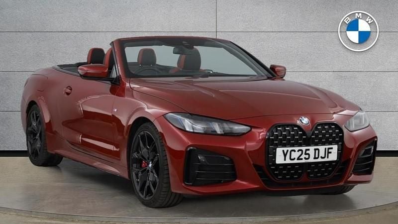 Red Used 2025 BMW 420 M Sport Cabriolet | £45,799 (A bit pricey) - Image 1/4
