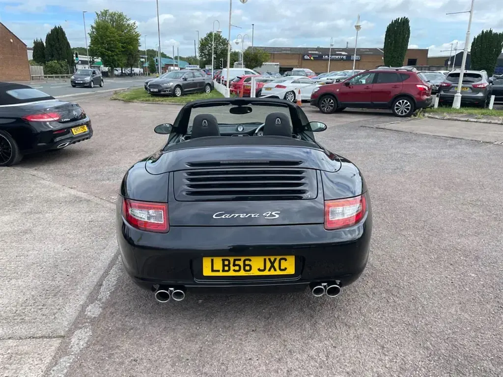 Used Porsche 911 Carrera 4S Cabriolet 350 HP (257 kW) 2006 Black Cabriolet