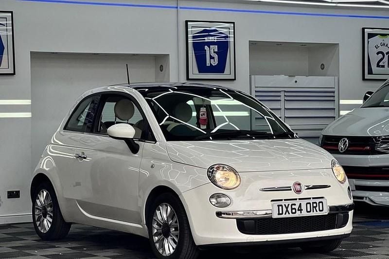 White Used 2014 Fiat 500 Lounge Hatchback | £2,499 (Fair price) - Image 1/1