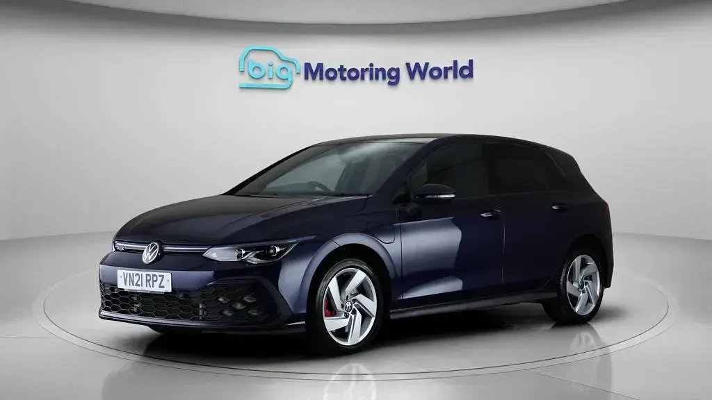 Used VW Golf VII GTE 245 HP (180 kW) 2021 Blue Hatchback