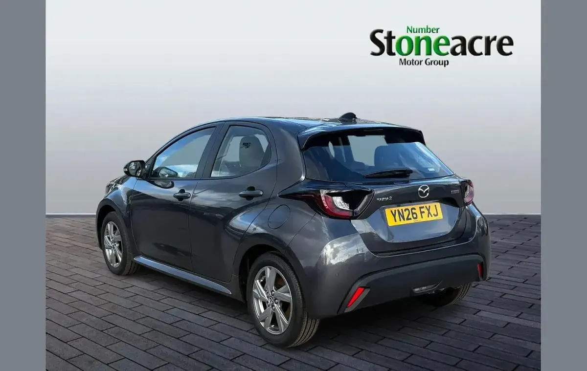 Ny Mazda 2 Exclusive-Line 116 HK (85 kW) 2026 Grå Halvkombi