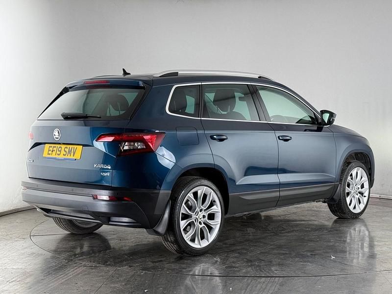 Used Skoda Karoq 150 HP (110 kW) 2018 Blue SUV