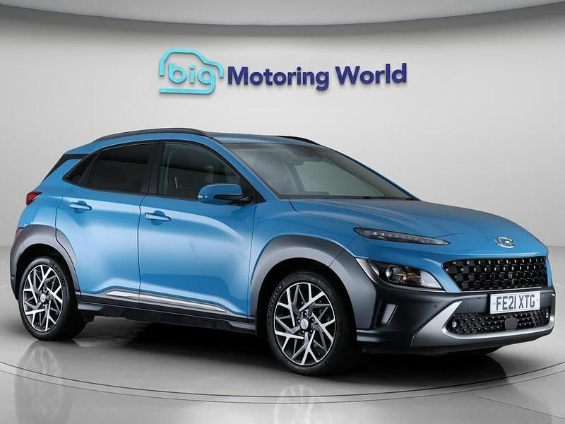 Blue Used 2021 Hyundai Kona Premium SUV | £15,800 (Fair price) - Image 1/4