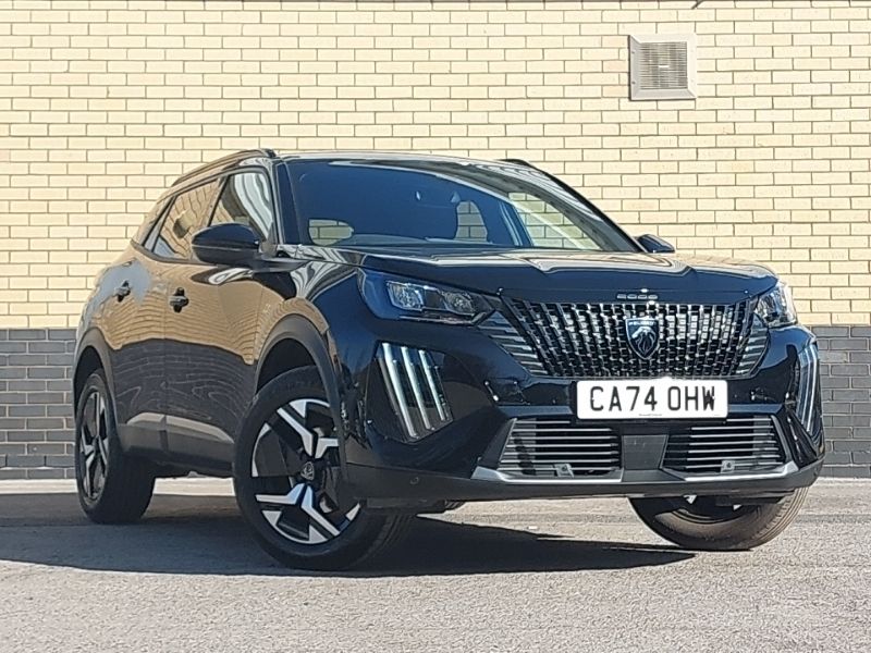 Black Used 2024 Peugeot 2008 Allure SUV | £20,698 (Fair price) - Image 1/4