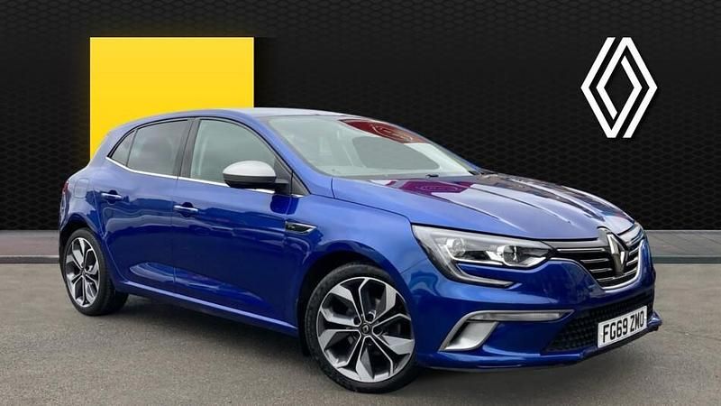 Used Renault Mégane GT Line GT-Line 140 HP (102 kW) 2019 Blue Hatchback