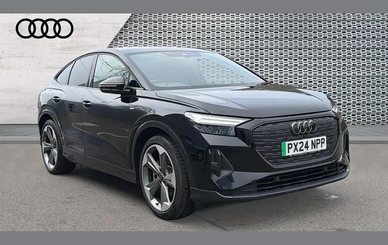 Used Audi Q4 Sportback e-tron Black Edition 206 kW (281 HP) 2024 Black SUV