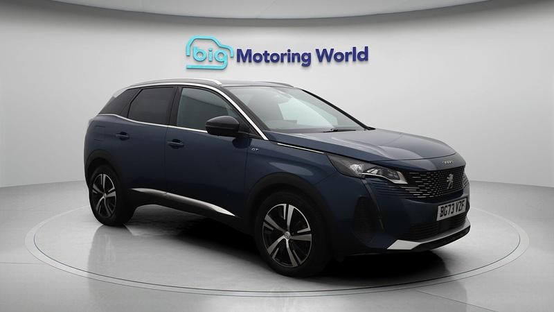 Blue Used 2023 Peugeot 3008 GT SUV | £19,100 (Good price) - Image 1/4
