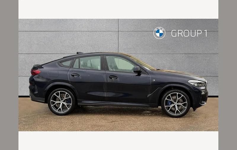Used BMW X6 M Sport 334 HP (245 kW) 2021 Black SUV